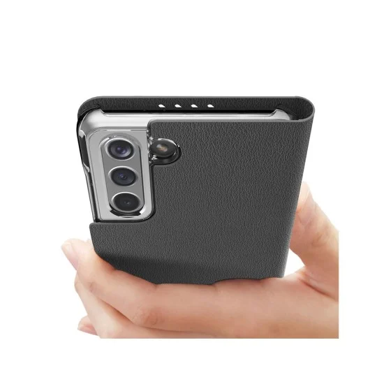 Cover Samsung S21 Plus Mustang Diary Flip Case Araree - Black